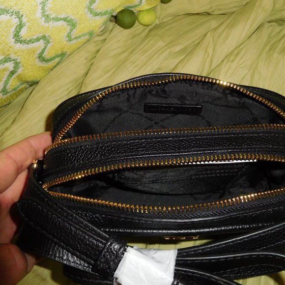 Michael Kors Fulton Double Zip Crossbody Black - Picture 6 of 8